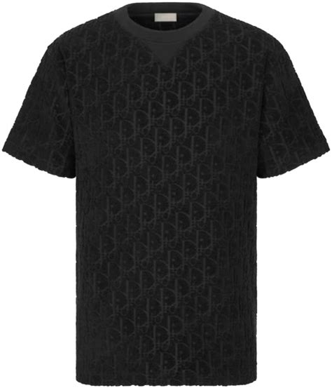 mens dior oblique t shirt|Dior ss21 black t shirt.